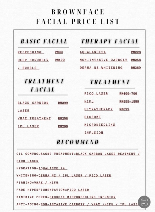 Price List